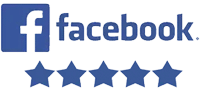 BluePeake Painting Services Facebook logo with five-star rating